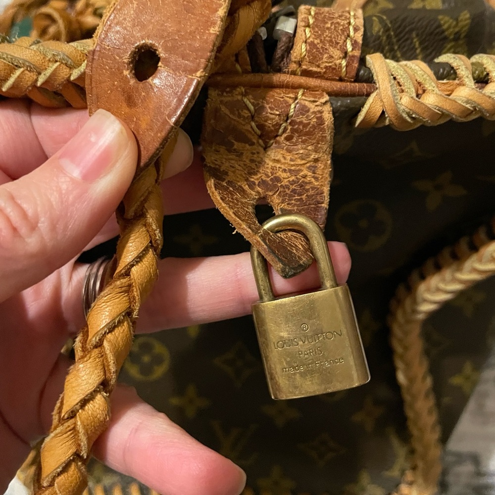 Louis Vuitton Brown Tote with Multicolor Tassels - Picture 5 of 8